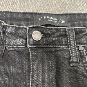 Just Black Denim NEW Black Jeans